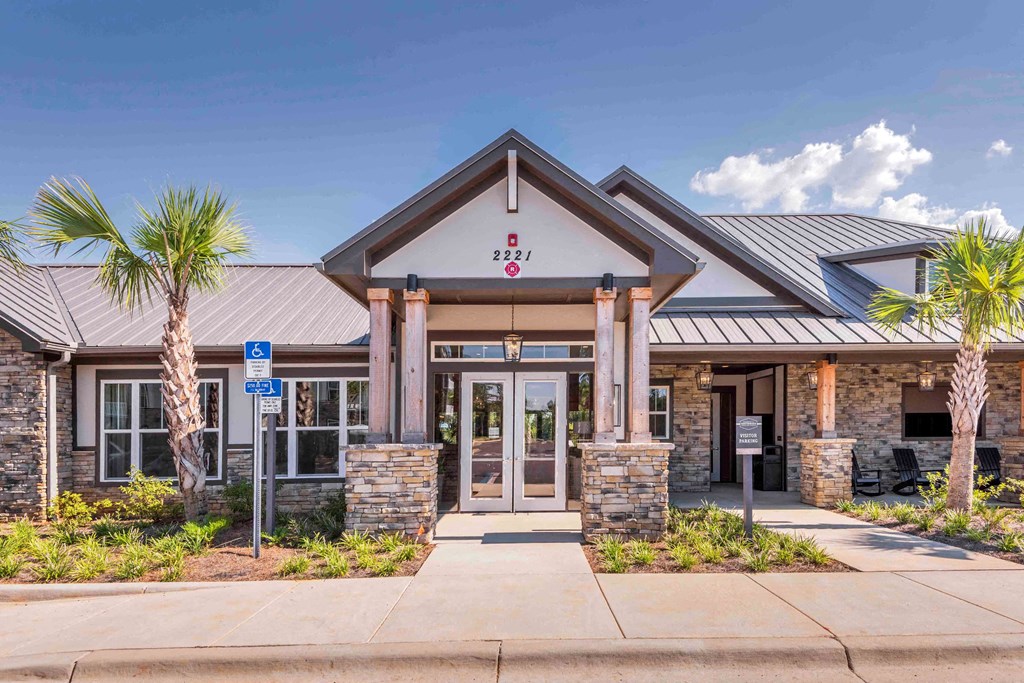 Exterior Leasing Office at Evergreen at Southwood in Tallahassee, FL