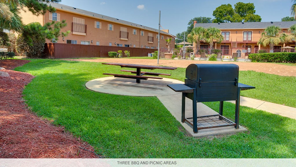 Outdoor Grilling Station | Magnolia Apartments | Apartment Homes in Shreveport, Louisiana, LA