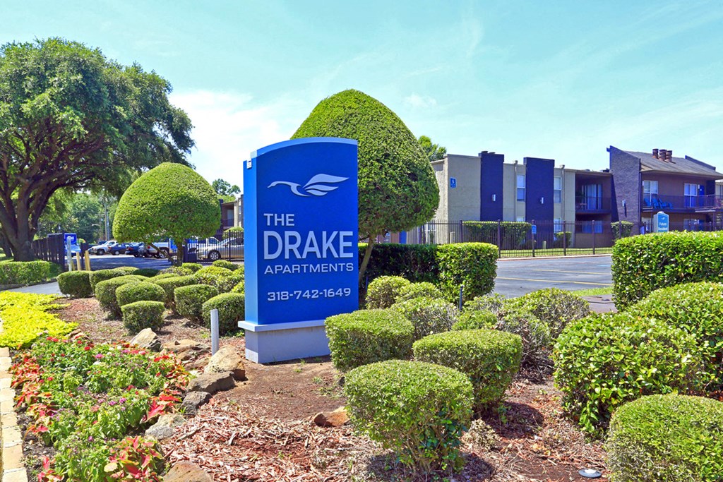 Entrance at The Drake Apartments in Bossier City, Louisiana, LA
