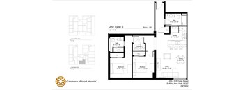 A floor plan for Unit Type 5 at Carmina-Wood Morris.