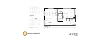 A floor plan for Unit Type 9 at Carmina-Wood Morris.
