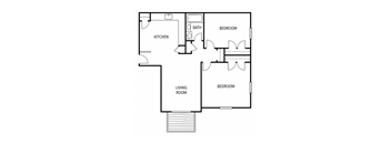 835 Sq Ft Floorplan