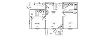 900 Square Foot Floorplan