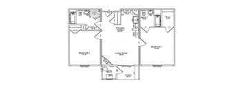 994 Square Foot Floorplan