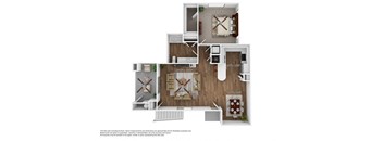 One Bedroom Floorplan