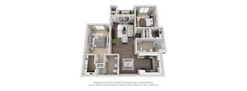 a 1 bedroom floorplan is shown in this image