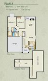 2 Bedroom 2 Bath Floorplan 2 Bedroom 2 Bath Floorplan