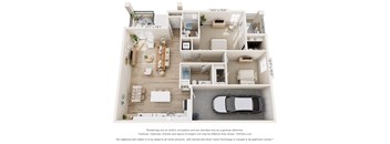 a 1 bedroom floorplan is shown in this image