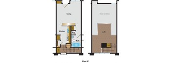 1 Bedroom Loft Floor Plan