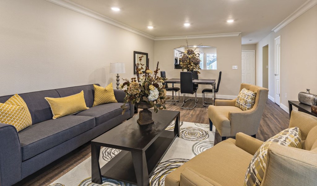 Comfortable Living Room at Le Provence at the Dominion, Fresno, California