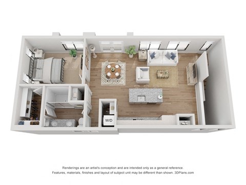 1003 W Washington St Studio-3 Beds Apartment for Rent - Photo Gallery 19