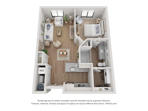 1003 W Washington St Studio-3 Beds Apartment for Rent - Photo Gallery 24