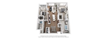 B1 Two Bedroom—Two Bathroom