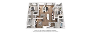 B2 Two Bedroom—Two Bathroom + Creative Space