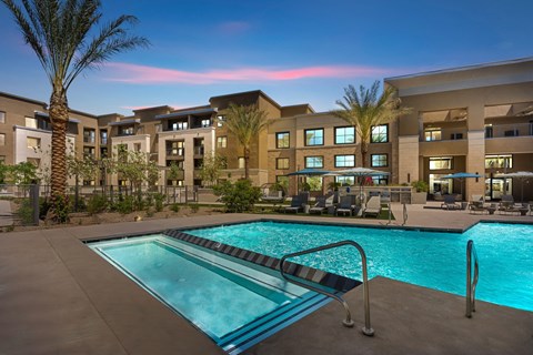 aubrey evening pool