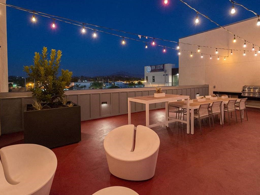 Roof Top Terrace with Grill and Multiple Seating options