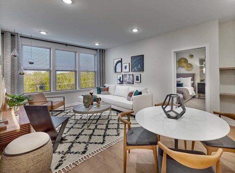 Apartment Living and Dining