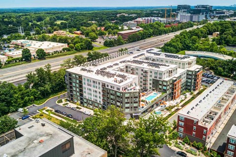 Aerial View of Apartments
