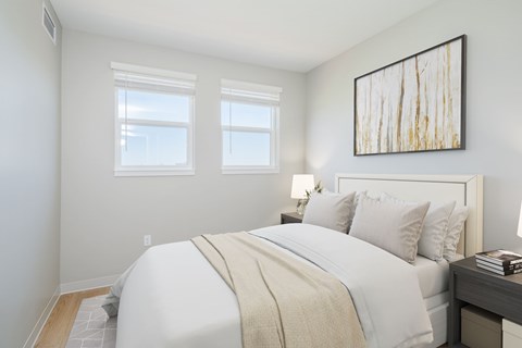 A modern bedroom