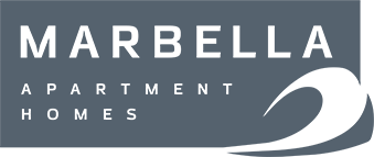 A logo for Marbella Apartment Homes.