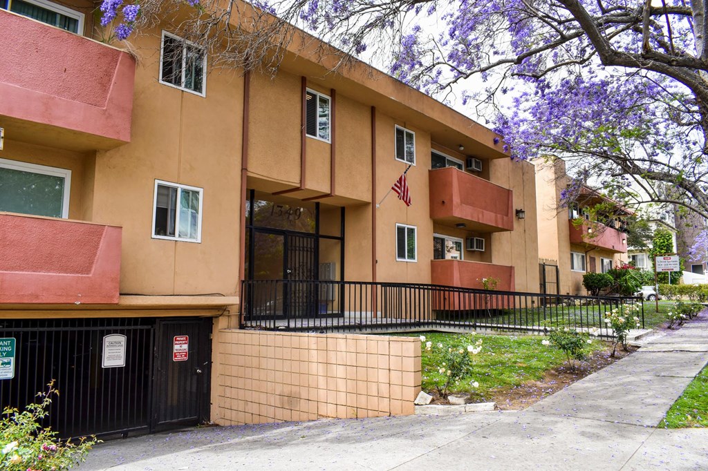 the building where the apartment is located