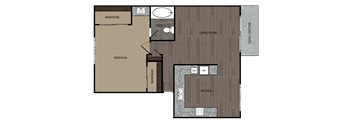 the floor plan of griffin apartments