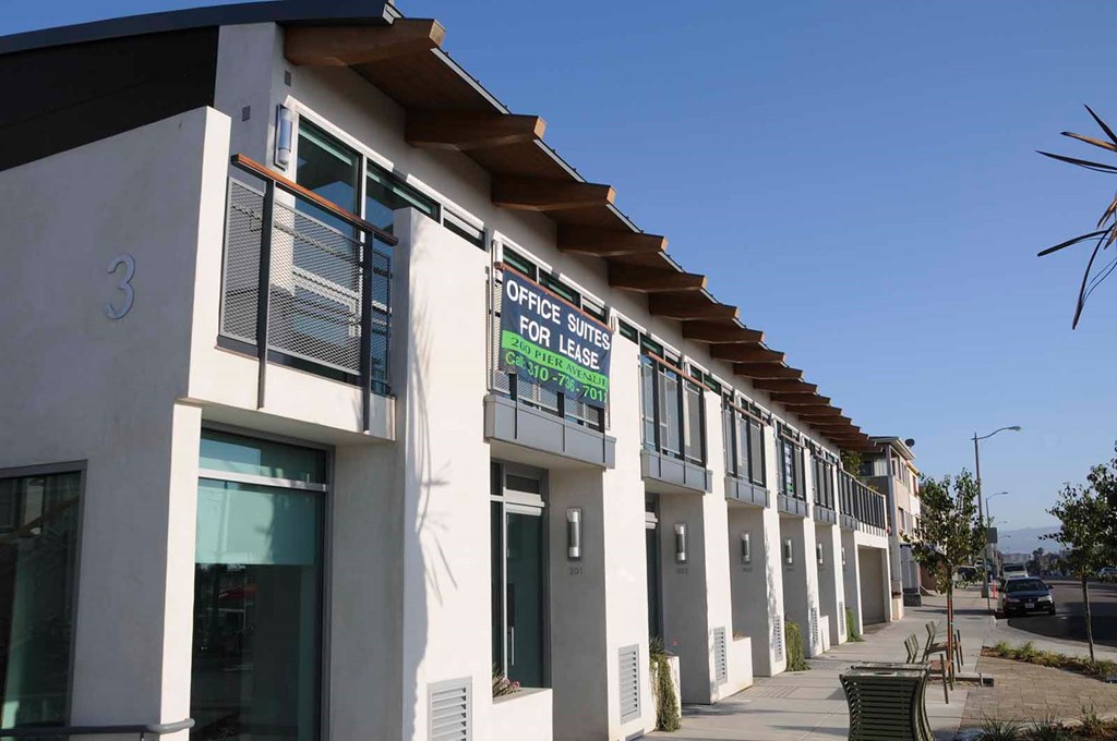 View of the community from the street