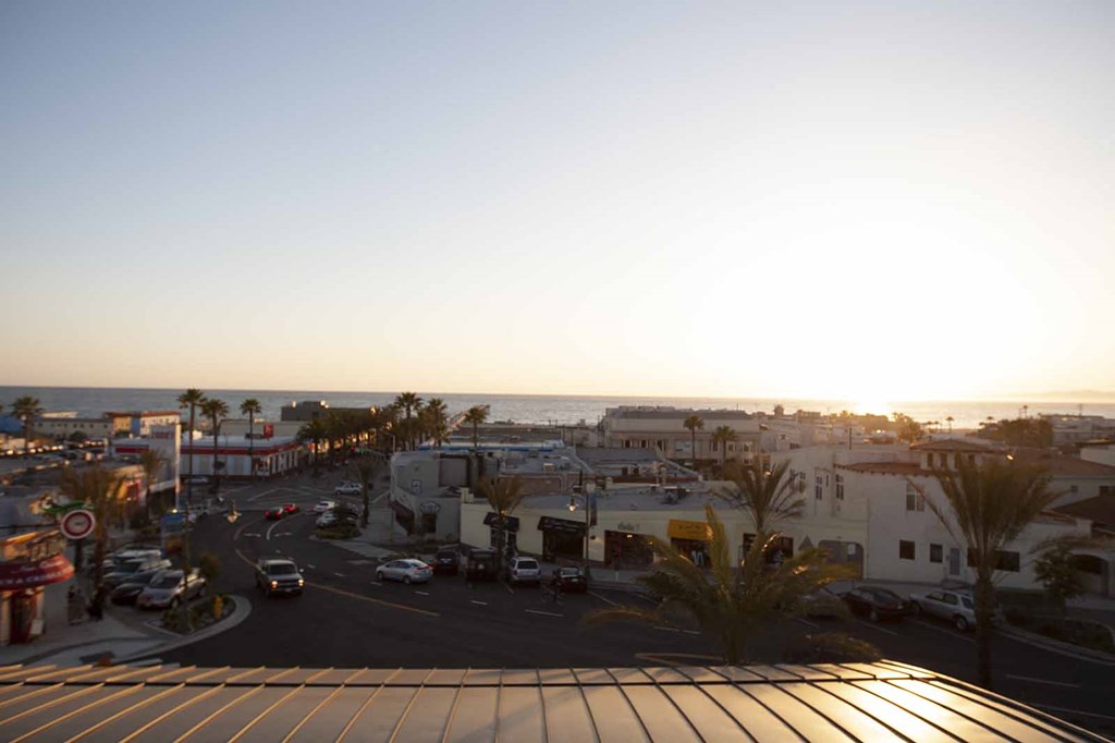 Ocean view from the rooftop