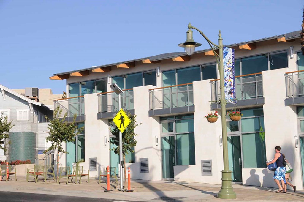 View of the community from the street