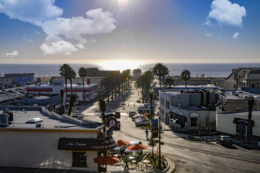 Aerial view of the community