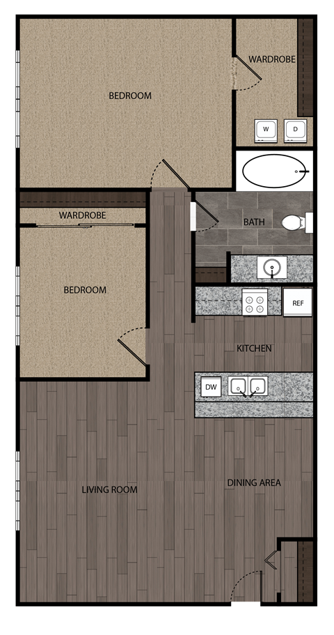 a floor plan of a home