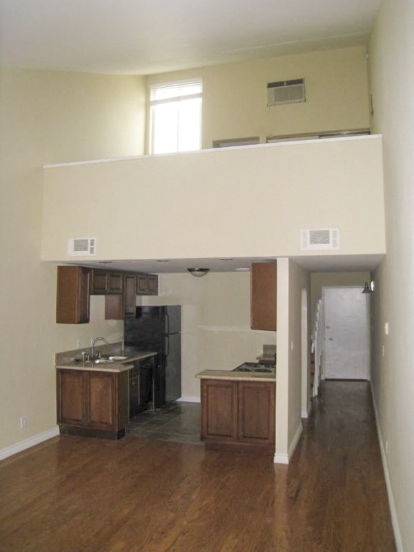 Loft space above kitchen
