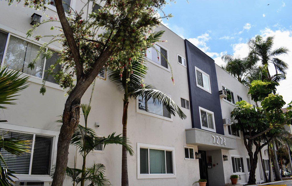 street view of the community and its trees