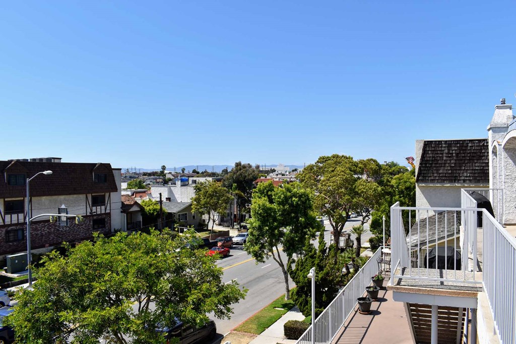 the view from the balcony