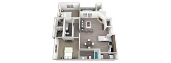 our apartments have a spacious floor plan with bedrooms and bathrooms