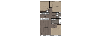 the floor plan of griffin apartments