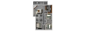 C1 Floorplan at Village at Iron Blossom, Reno, Nevada