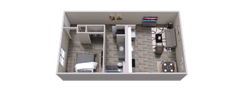 1B01-acc-1_FloorPlan at ONE18 West Street Residential Apartments, Reno, 89501