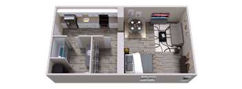 ST05_1_FloorPlan at ONE18 West Street Residential Apartments, Nevada, 89501
