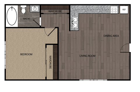 a floor plan of a home