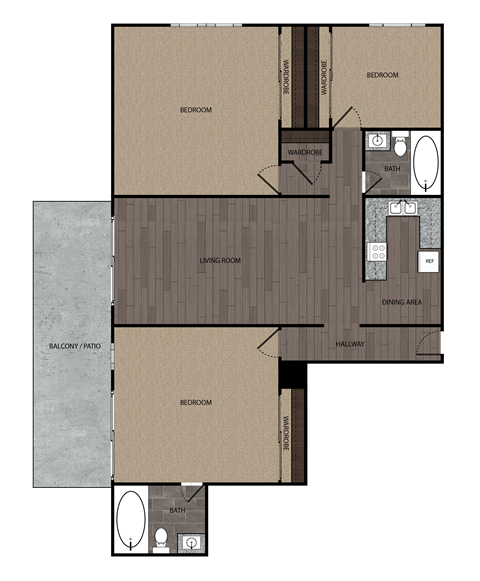 the floor plan of residence villa carlotta