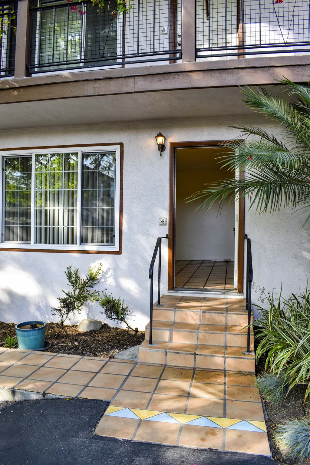Front door of apartment at Costa Del Mar