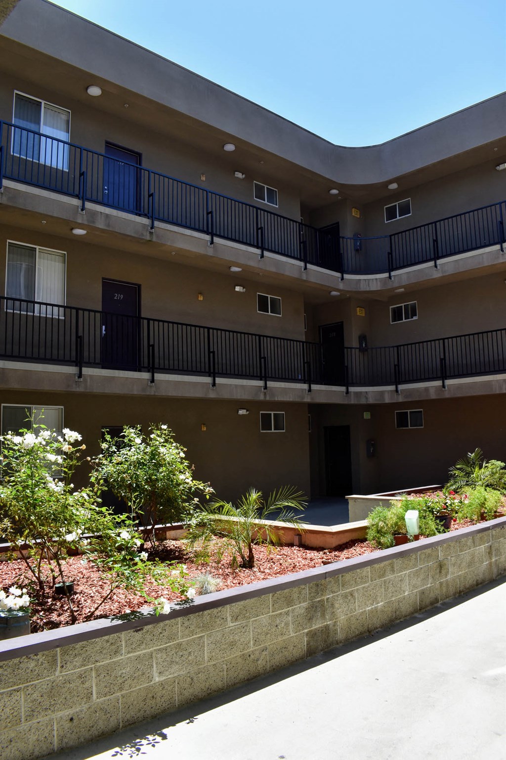 the building where the apartment is located