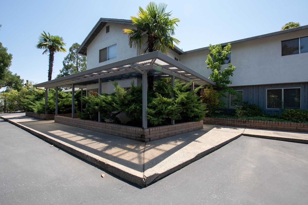 Front of the leasing office