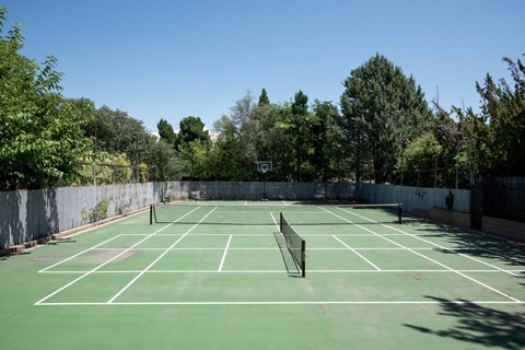 Double sports court at Driftwood Village