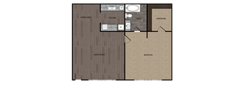 the marquis | 1 bedroom floor plan