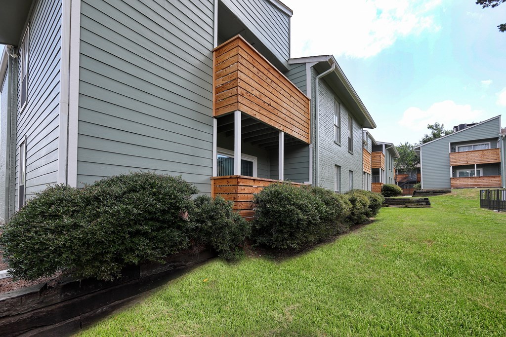 a view of the house from the backyard