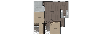 the floor plan of townhomes of buena vista