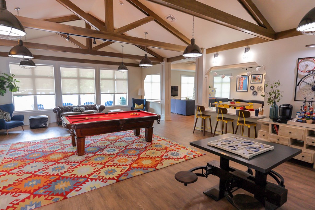 Large Multi-Activity Clubhouse at Midtown Sam Houston Apartments, Huntsville