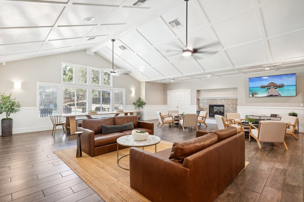 the preserve at ballantyne commons community room with couches